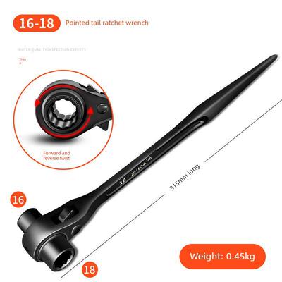 德国进口尖尾棘轮梅花扳手快速操作高效防滑适配套筒工具维修场景