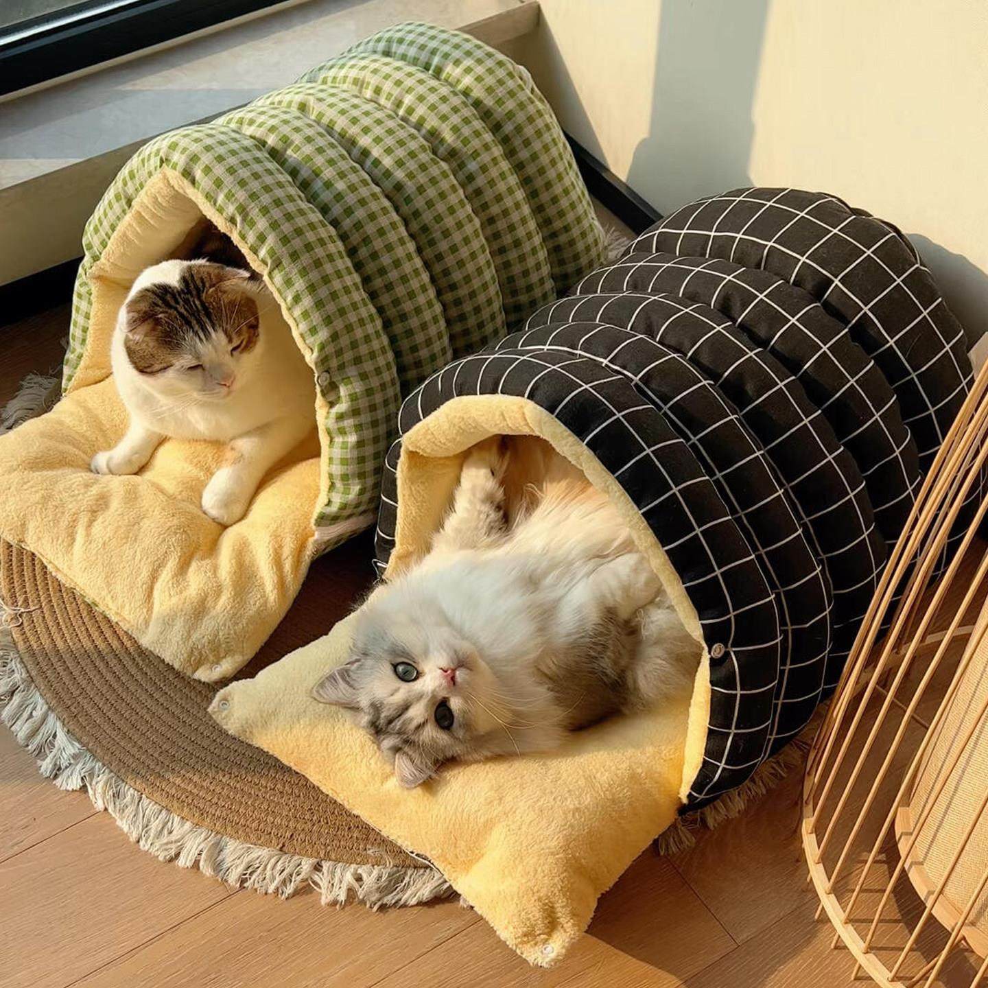 猫窝四季通用封闭式安全感冬季保暖宠物窝中小型犬狗窝可拆洗睡袋,宠物/宠物食品及用品,猫窝/屋/帐篷/沙发,淘宝优惠券,粉丝福利购,淘宝优惠卷