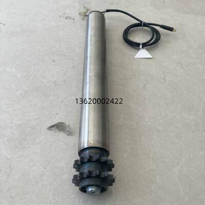 炼轮滚筒双排齿轮08B 14T电动滚筒内置电机直流24V不锈钢动力辊筒