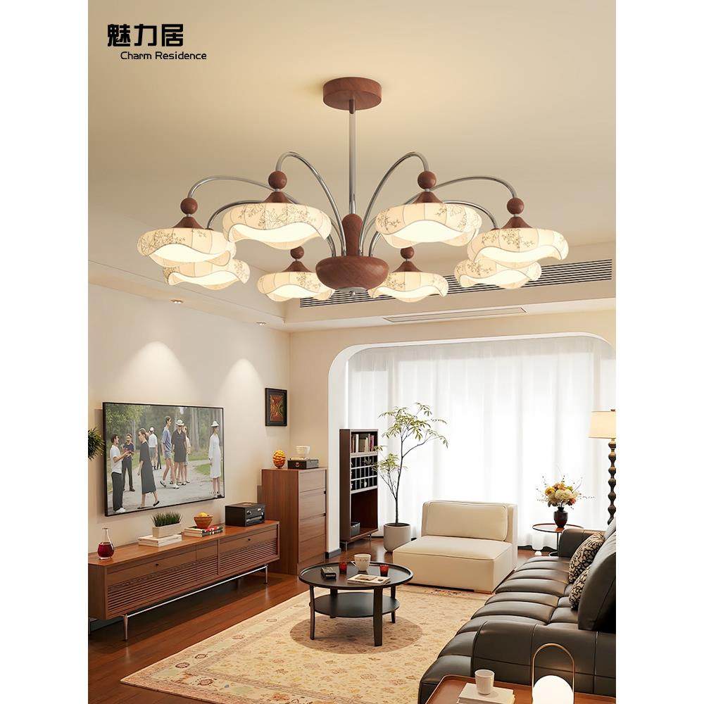 宋式美学全屋组合灯具2025新款轻奢高级感全光谱护眼LED全屋灯具,家装灯饰光源,成套灯具,淘宝优惠券,粉丝福利购,淘宝优惠卷