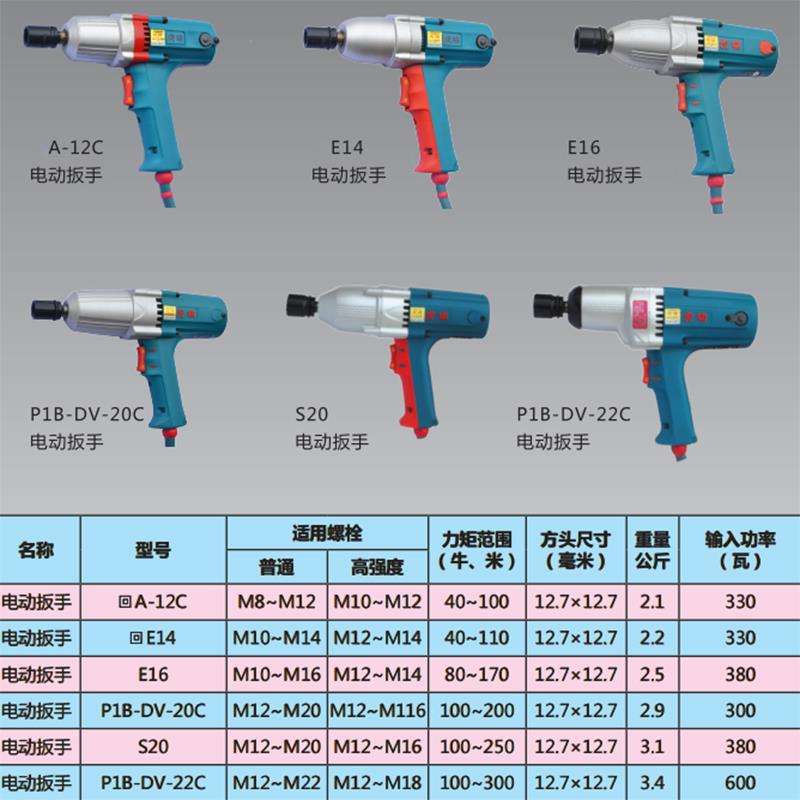 虎啸电动扳手PIB-DV-22C正反转冲击螺栓拆卸电动虎啸