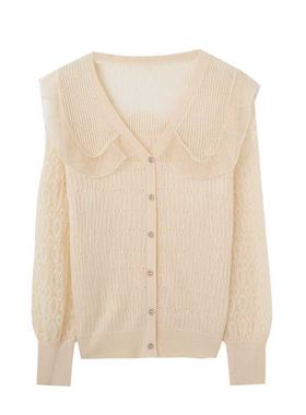 【小四专享】法式蕾丝拼接衬衫显瘦洋气泡泡袖上衣打底衫