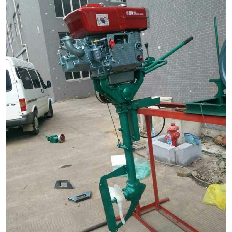 船用推进器 柴油船挂机 螺旋桨船马达柴油船用发动机船挂机配件