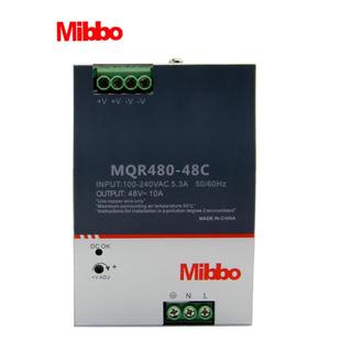 Mibbo米博导轨式工控PLC驱动开关电源MQR480W24V48VNDR系列