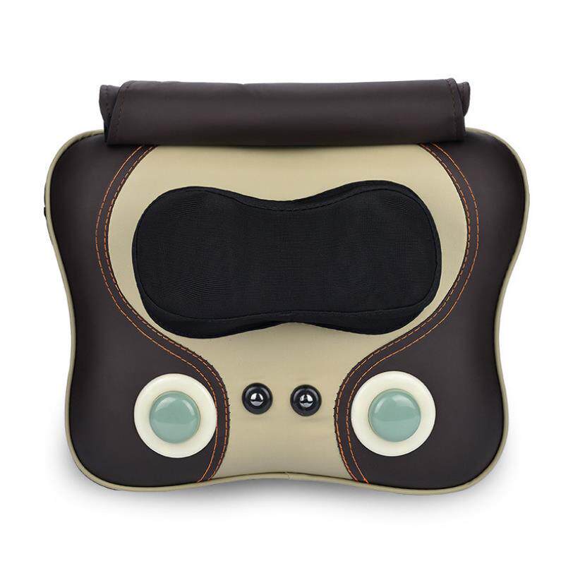 新款直销颈椎按摩器腰部肩部按摩枕多功能全身按摩靠垫椅垫红外理