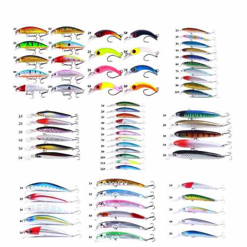 直销新款跨境米诺路亚饵全套 MI151-MI504微物路亚硬饵假饵仿真鱼