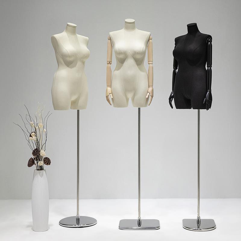 直销新款大码女装模特展示架肥胖mm人体大屁股人偶半身服装店橱窗