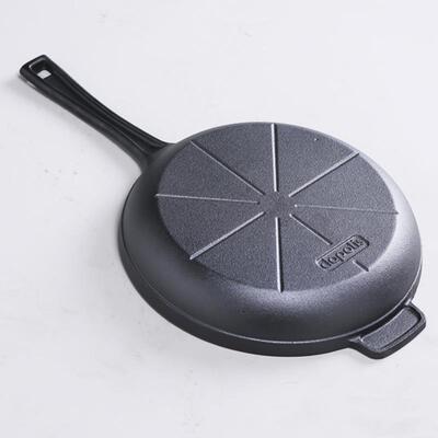 直销新款直销家用铸铁煎锅无涂层铸铁纯铁锅平底锅牛排煎锅烙饼锅
