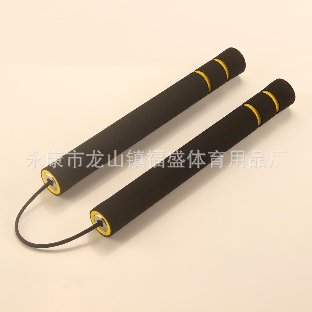 直销新款海绵双节棍双截棍棍新手练习使用武术用品双色海绵二节棍