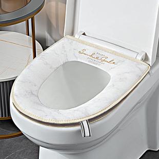 座便 直销新款 新品 轻奢防水马桶垫坐垫四季 通用家用坐便套夏拉链式