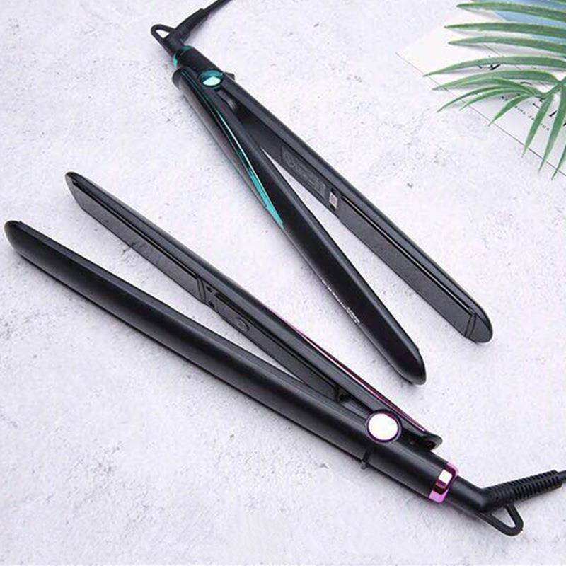 直销新款网红干湿两用卷发棒直卷两用便携电夹板卷四档调温直发器