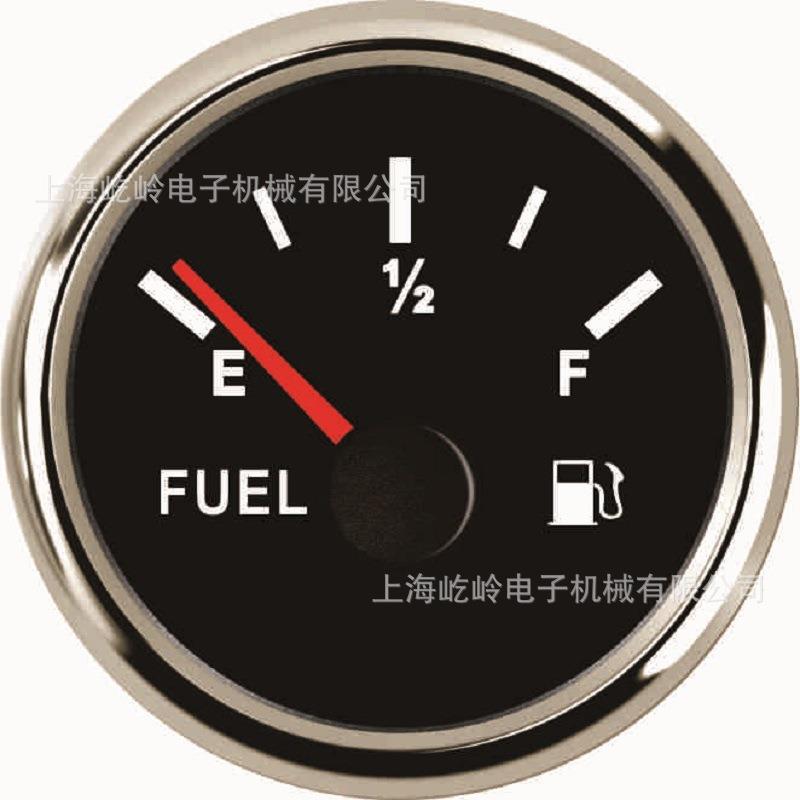 直销新款52mm指针油位表油量表燃油表改装车船通用油表接信号相同