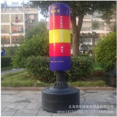 新款直销带吸盘拳击沙袋不倒翁沙袋实心沙包立式沙袋跆拳道散打拳