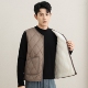 男士 冬季 新款 马甲羽绒棉保暖棉背心内胆坎肩马夹校服贴身加厚拉链