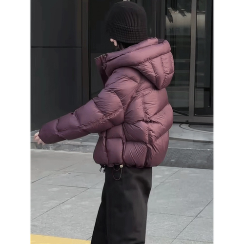 高级感泡芙加厚保暖短款羽绒棉服女冬新款小个子休闲面包服外套潮