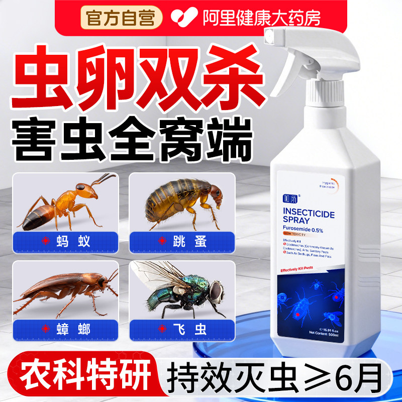 呋虫胺杀虫剂家用室内非毒无蟑螂药蚂蚁药跳蚤喷全窝端第强效一名 - 实物图