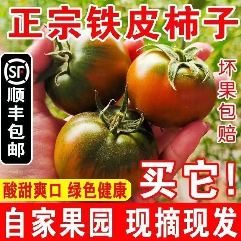 丹东铁皮草莓油柿子应季新鲜西红柿生吃小番茄碱地绿腚果顺丰包邮,水产肉类/新鲜蔬果/熟食,番茄,淘宝优惠券,粉丝福利购,淘宝优惠卷