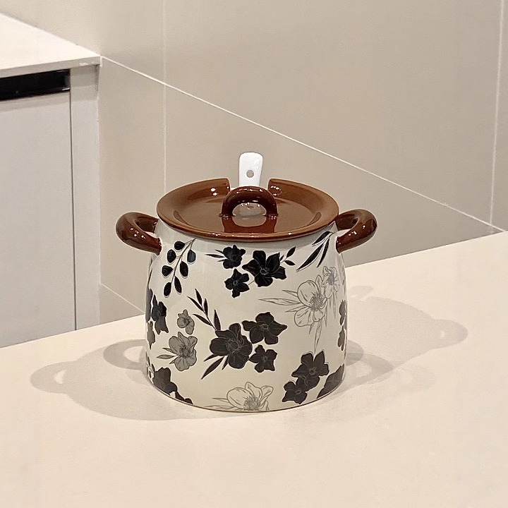 介么好看的复古感猪油罐！