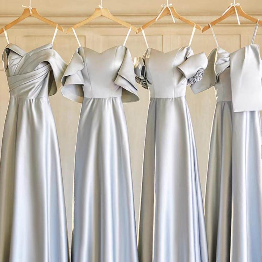 出租赁伴娘服礼服小个子2025新款缎面姐妹服伴娘团平时可高级小众