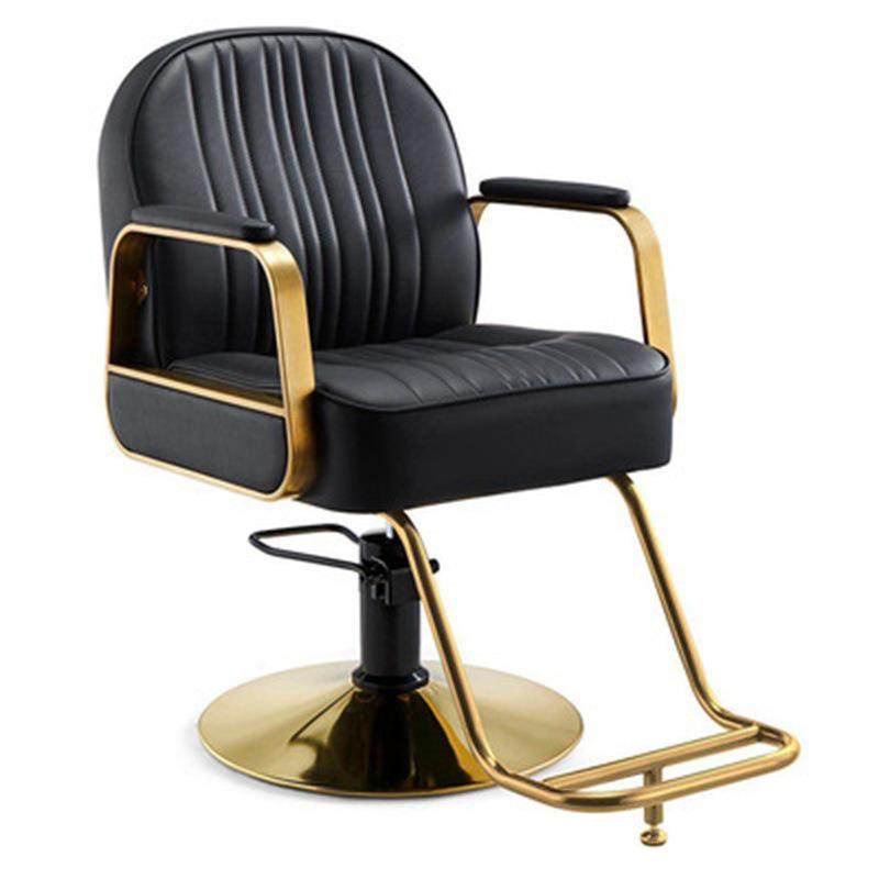 网红美发店轻奢理发椅发廊专用可升降可放倒简约经典理发椅子