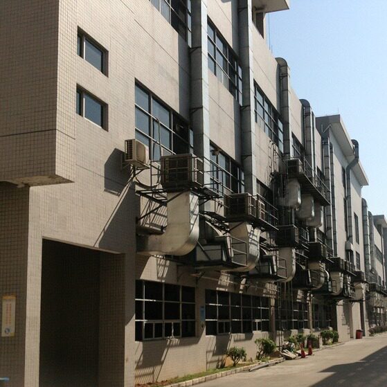 换季新厂房通风建设电子车间通风送鲜管道安装工程