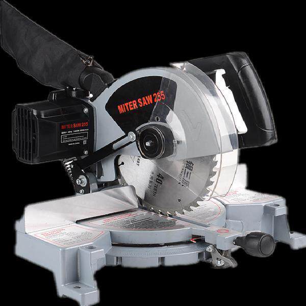 战虎10寸255MM多功能锯铝机铝材木材切割机45度斜切锯界铝机