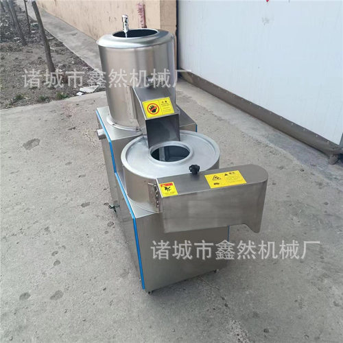 商用土豆清洗去皮切丝一体机全自动不锈钢土豆去皮切片机