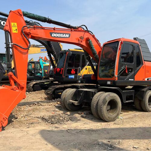 轮式挖机 新源重工轮式挖机 C75W 轮式挖机 B75S 劲工JG80S HT75W