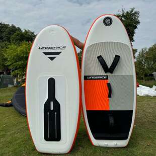 水翼板风筝风翼冲浪板EVA防滑全碳纤维划水板拉丝PVC充气式冲浪板