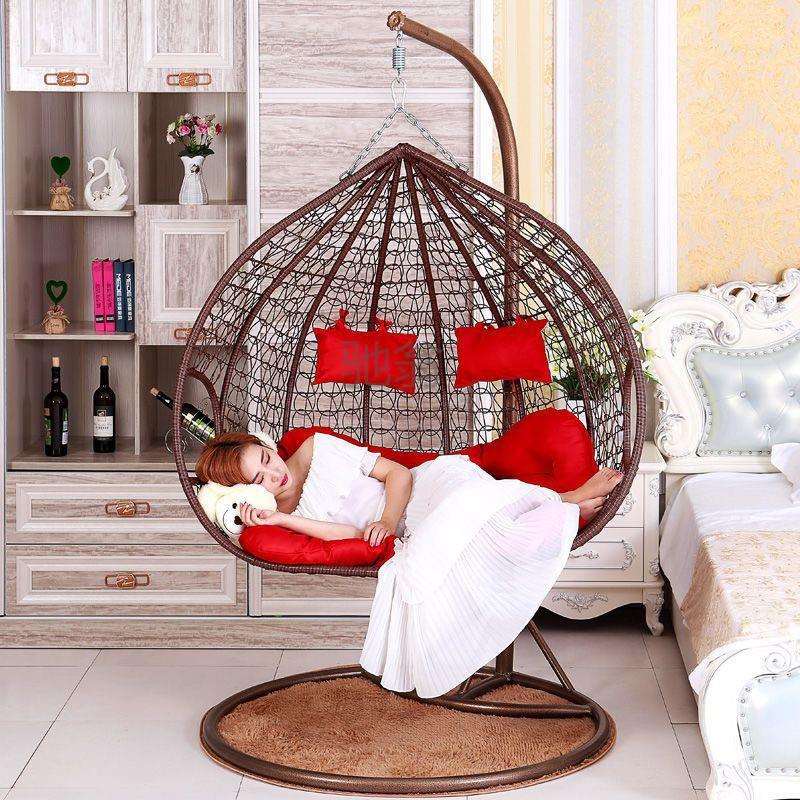 fLE吊椅吊篮椅子室内秋千家用成人吊床客厅摇篮椅户外阳台懒人摇