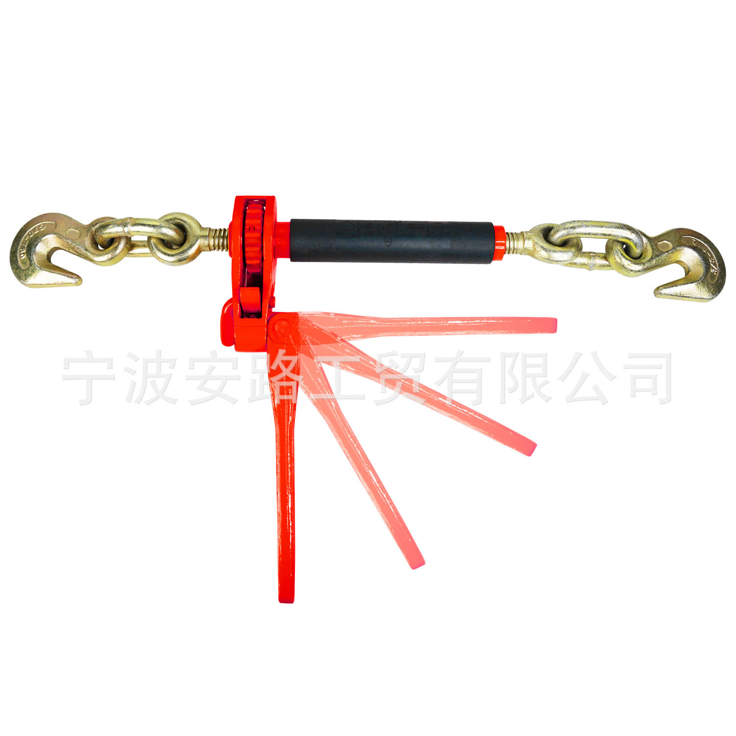拉紧器货物运输固定捆绑链条收紧器手动棘轮拉紧器折叠式收紧器