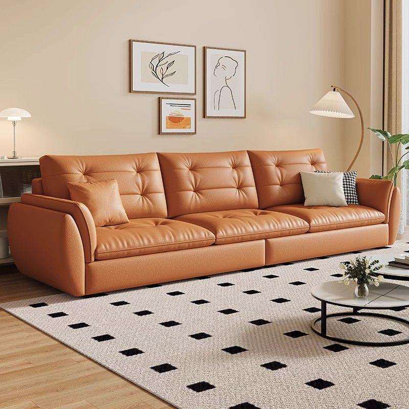 意式轻奢云朵沙发客厅小户型科技布简约现代布艺沙发办公出租房