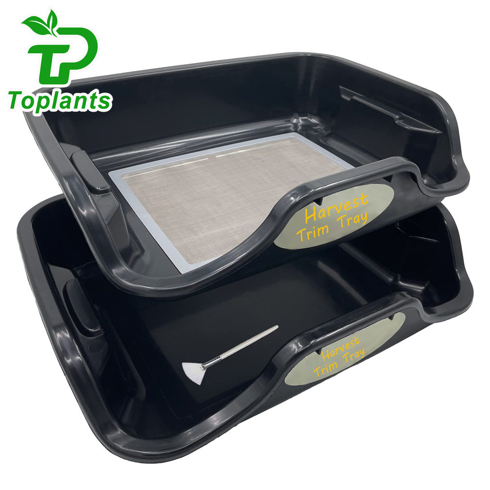 Trim Tray 修剪托盘套装修剪花用双层塑料托盘花粉收集器