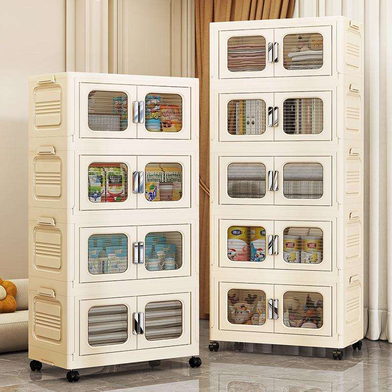 家用收纳柜折叠收纳箱简易防尘可折叠免安装衣柜卧室儿童整理衣柜