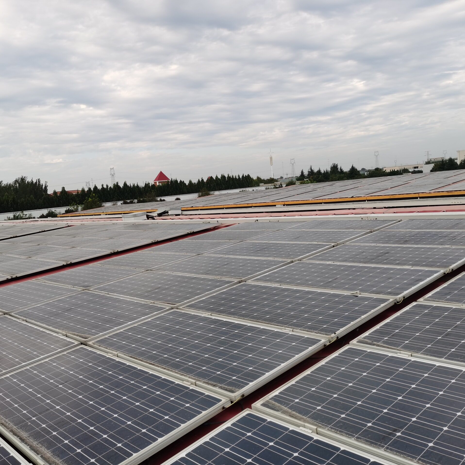 500kW工商业分布式单晶光伏电站