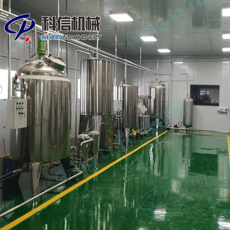 不锈钢酵素酒发酵罐 全自动酵素加工流水线 酵素酒酿造机械