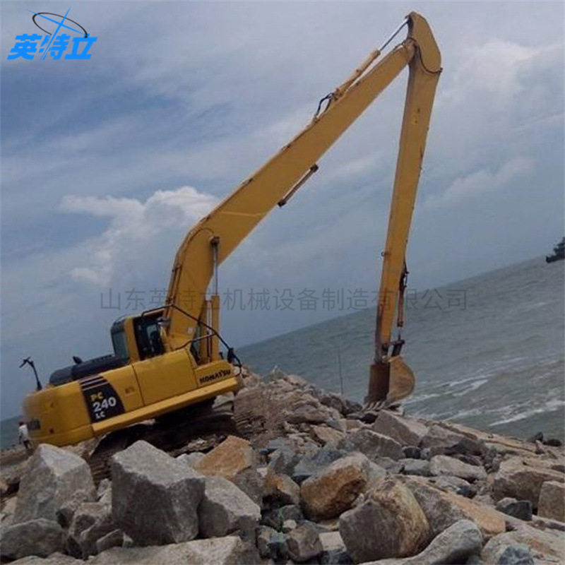 曲臂式升降平台直臂式液压高空作业登高车挖机属具外墙套臂