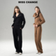 MISS 两件套 女显瘦直通裤 CHANGE 蚕丝羊毛简约运动风立领卫衣套装