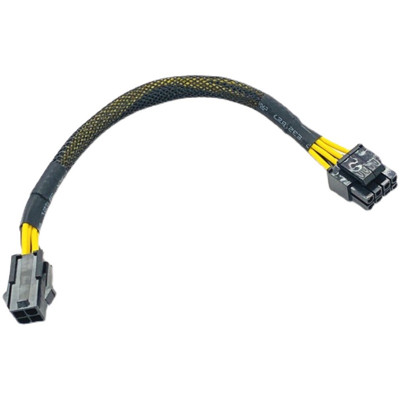 电源CPU4Pin延长线 CPU4p转CPU8P供电线 电源主板转接线 纯铜包网