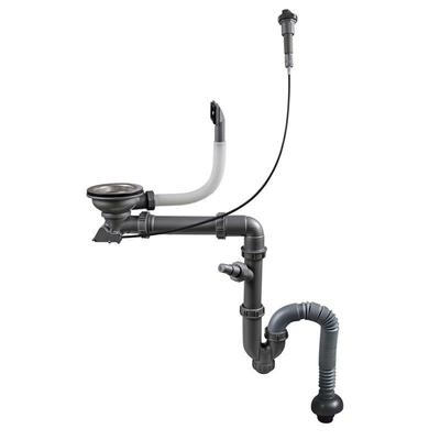 天下水厨房水槽水IIZ配件单槽台力控下水碗体式排自动下水器管Z50