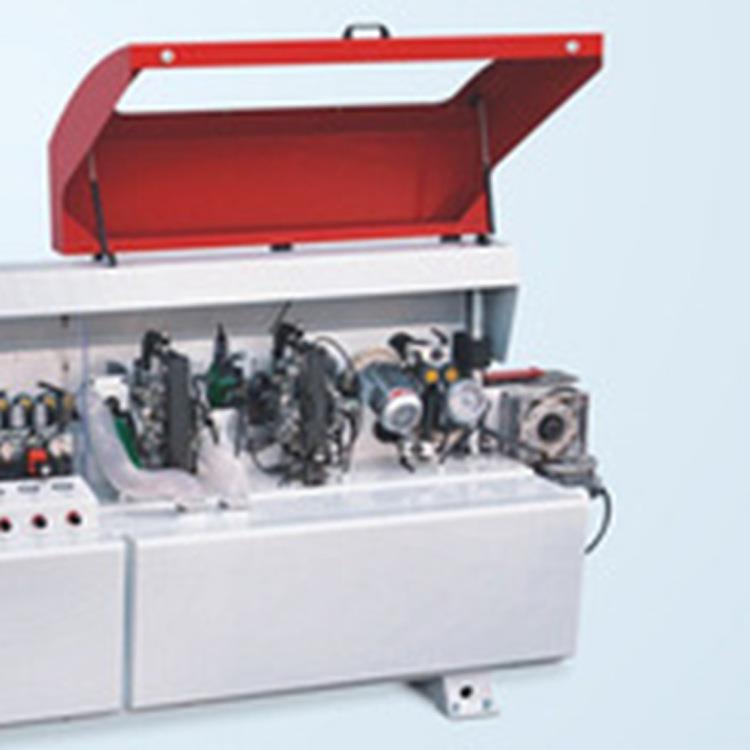 上锐半动木工封边机353A开槽仿边形踪自封边机衣柜全自动跟直线封