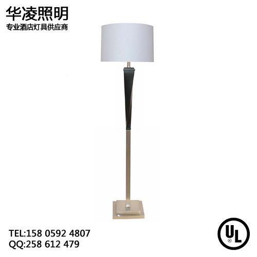 现程代美式简约实UL认证酒店工地灯卧室书房木布艺灯121127罩落灯