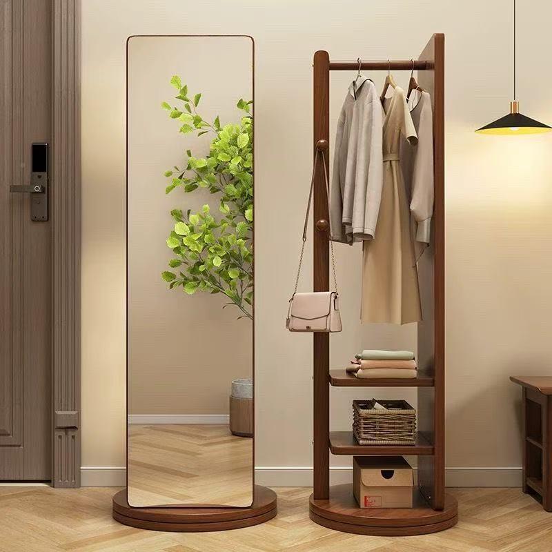 全身镜家子镜396旋转穿衣镜可旋转地衣用帽间室衣架落试衣镜立式