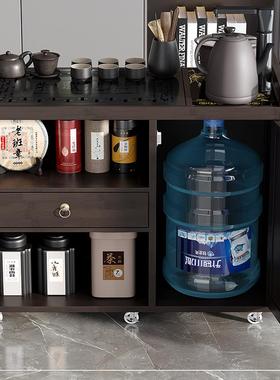 茶几客厅动家茶桌用实木茶水柜49245茶车沙发边几移茶具茶水台烧