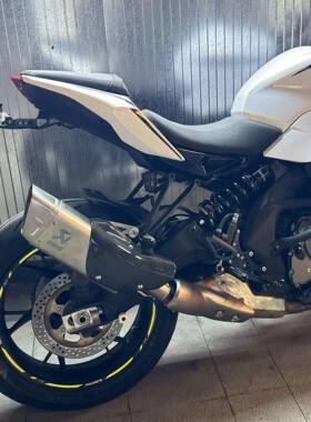 钱江22新款赛600中段新装款赛60连0接改天蝎AR管SC跑车BL音排气