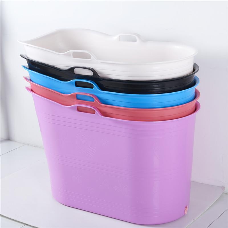 不变型DOM成浴桶家缸用塑料人盆洗澡桶塑料浴大人沐浴小孩泡澡桶