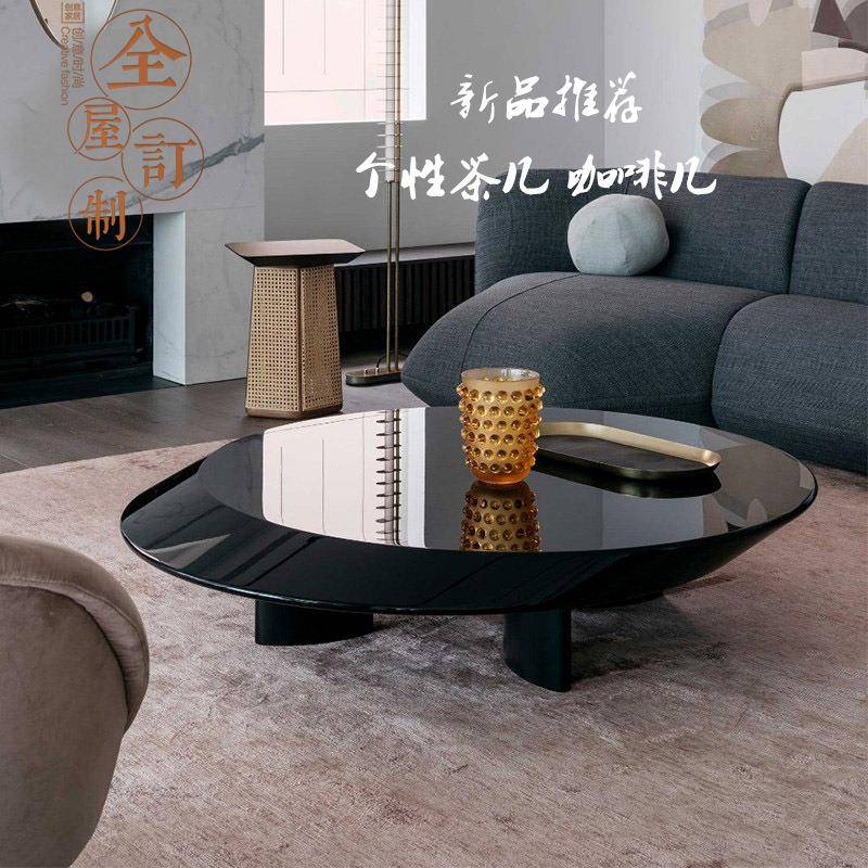 红色钢琴烤漆茶几现创个性客厅茶几代简日约茶台式y-0044艺术茶桌