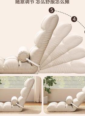 床人上靠背椅枕靠单人可折叠榻榻米护腰垫坐靠垫宿舍懒FYY沙发可