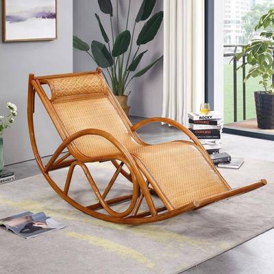 内摇摇椅躺椅阳台室HYR内外老人大人午睡藤编摇摇椅藤逍室懒人真