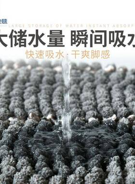 源吸防水滑客厅垫欧式货长简约素色毛雪尼尔地NMW毯地垫